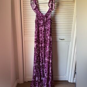 Torrid tie dye maxi 3 with pockets